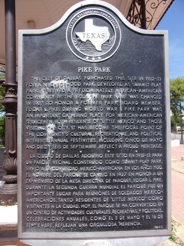 Pike Park Marker image. Click for full size.