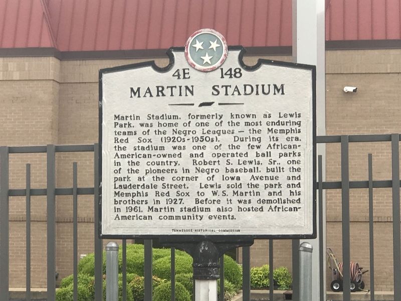 Martin Stadium Marker image. Click for full size.