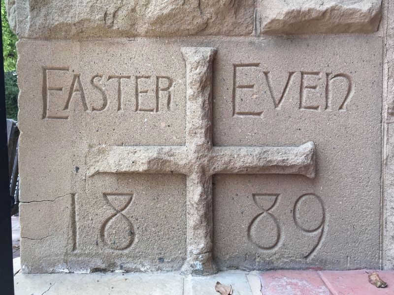 Cornerstone - Easter Eve 1889 image. Click for full size.