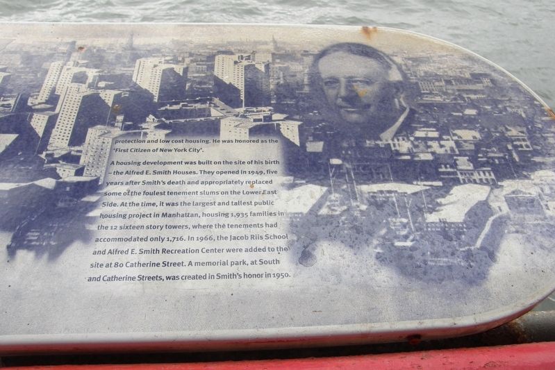Catherine Street marker (right) image. Click for full size.