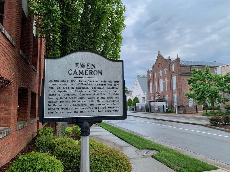 Ewen Cameron Marker. Click for full size. Ewen Cameron Marker image. Click for full size.
