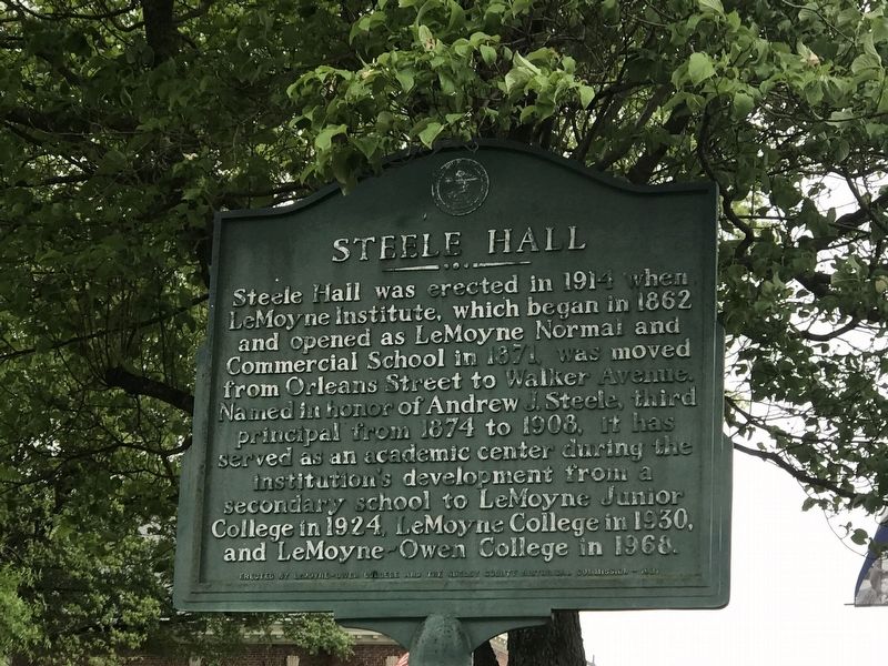 Steele Hall Marker image. Click for full size.