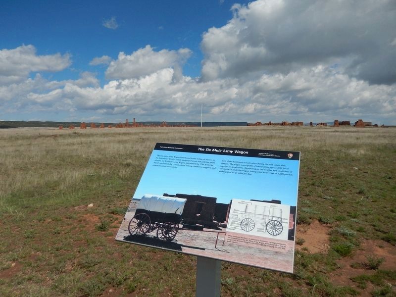 The Six Mule Army Wagon Marker image. Click for full size.