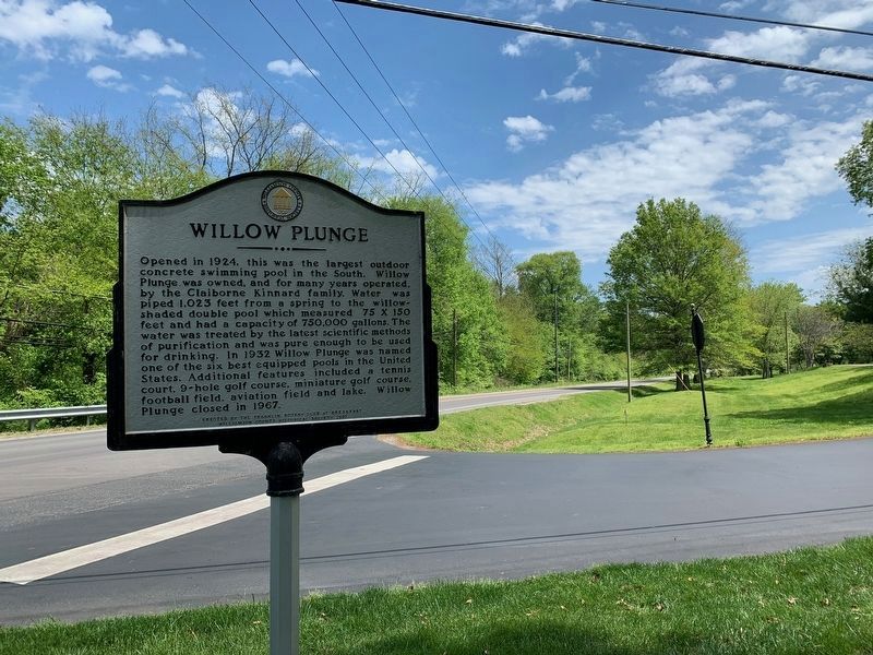 Willow Plunge Marker image. Click for full size.