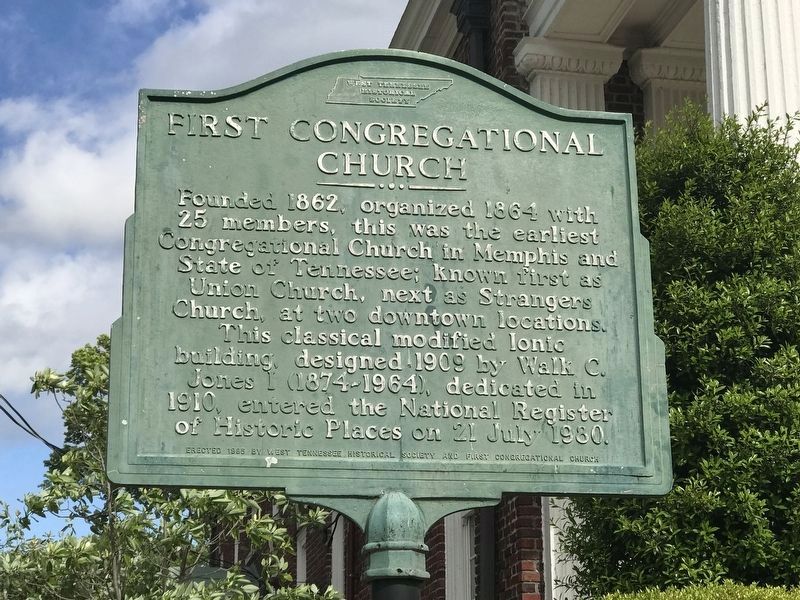 First Congregational Church Marker image. Click for full size.