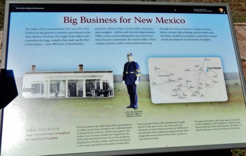 Big Business for New Mexico Marker image. Click for full size.