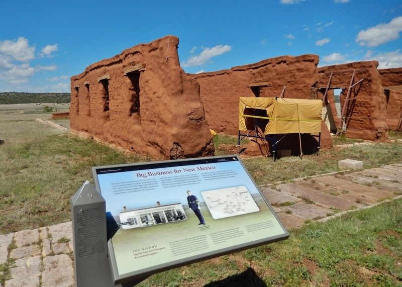Big Business for New Mexico Marker. Click for full size. Big Business for New Mexico Marker image. Click for full size.
