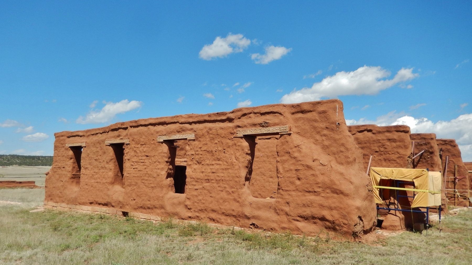 Fort Union Quartermaster Office Ruins. Click for full size. Fort Union Quartermaster Office Ruins image. Click for full size.