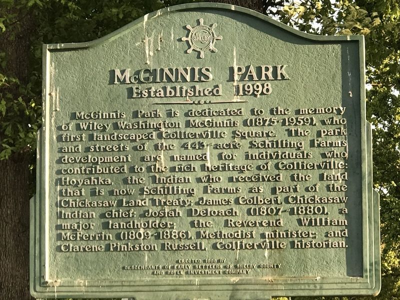 McGinnis Park Marker image. Click for full size.