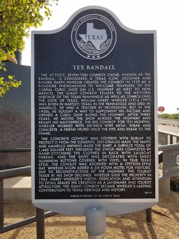 Tex Randall Marker image. Click for full size.