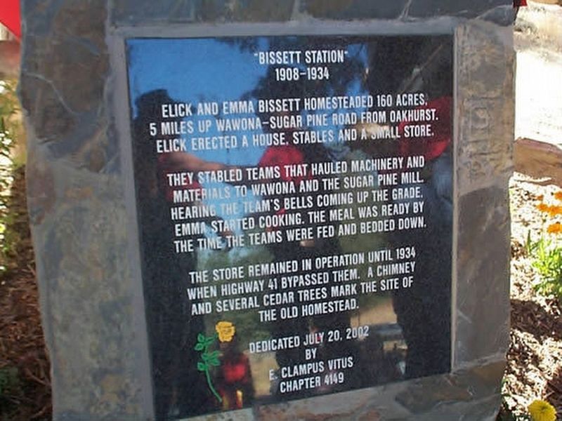 Bissett Station Marker image. Click for full size.