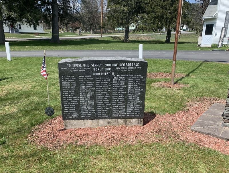 Laurens, NY War Memorial image. Click for full size.