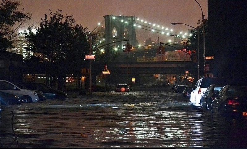 Superstorm Sandy flooding on the Lower East Side. Click for full size. Superstorm Sandy flooding on the Lower East Side image. Click for full size.