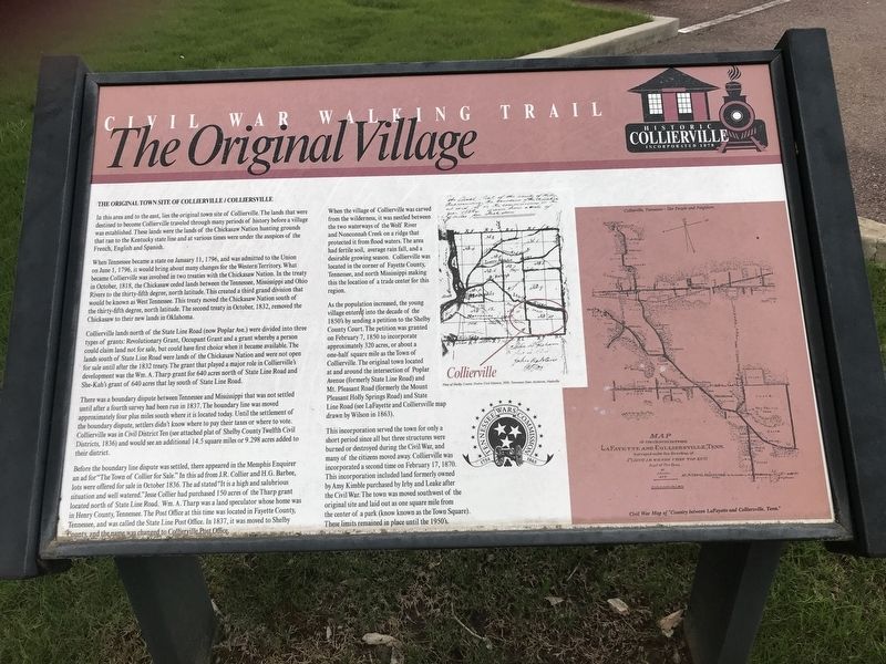Original Village Marker image. Click for full size.