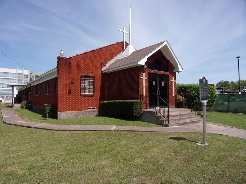 Macedonia Missionary Baptist Church and Marker. Click for full size. Macedonia Missionary Baptist Church and Marker image. Click for full size.