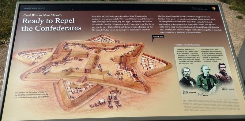 Ready to Repel the Confederates Marker image. Click for full size.