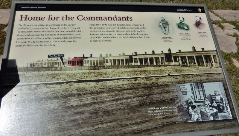 Home for the Commandants Marker image. Click for full size.