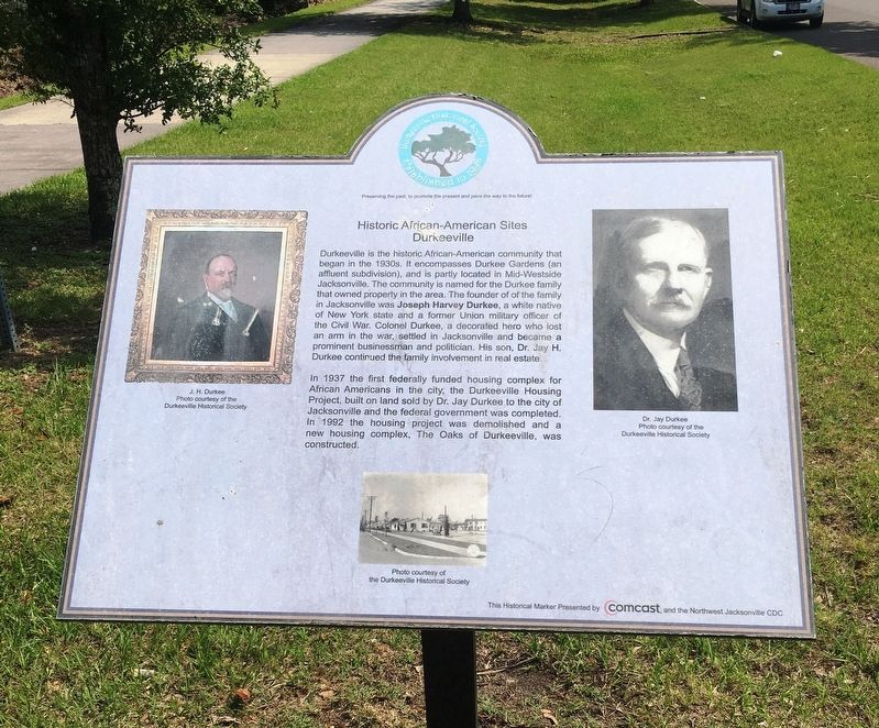 Durkeeville Marker image. Click for full size.