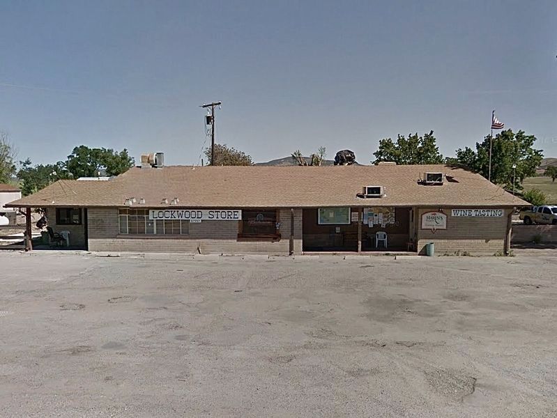 Lockwood Store and Marker image. Click for full size.