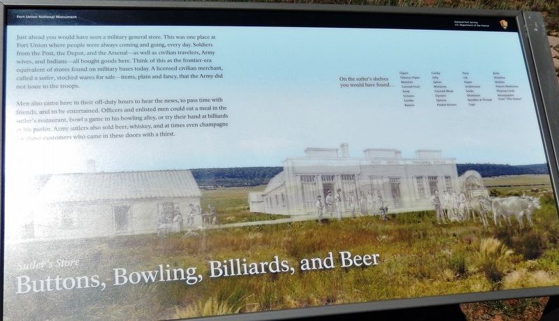 Buttons, Bowling, Billiards and Beer Marker image. Click for full size.