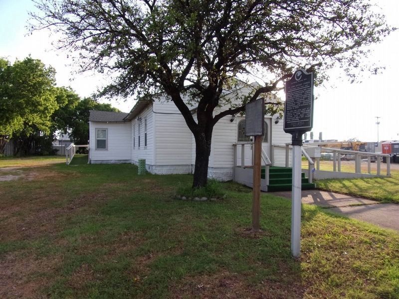 St. John Baptist Church and Markers. Click for full size. St. John Baptist Church and Markers image. Click for full size.