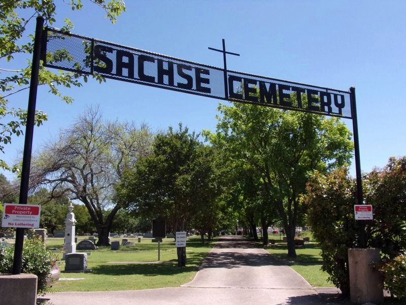 William Sachse Cemetery image. Click for full size.