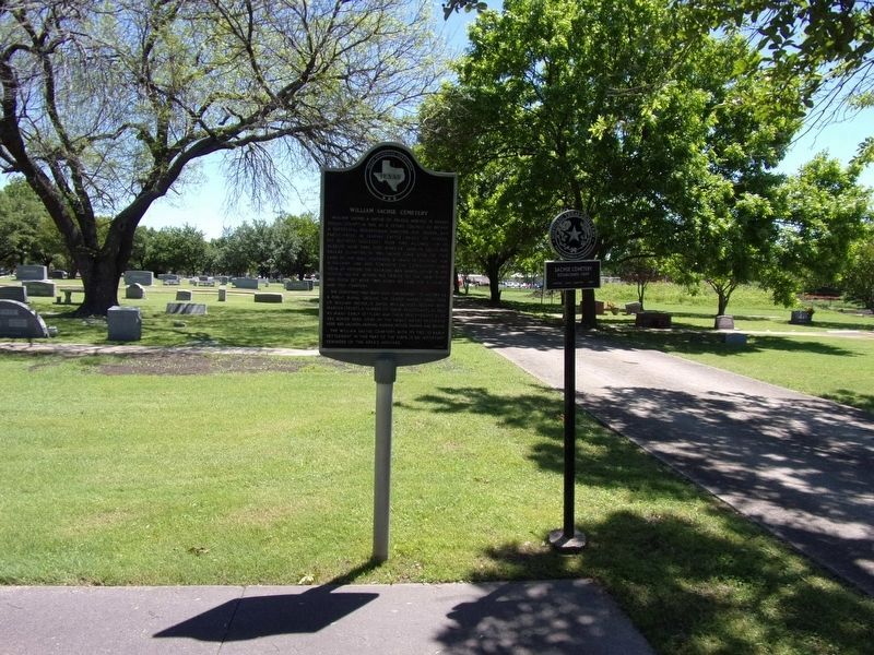 William Sachse Cemetery Markers image. Click for full size.