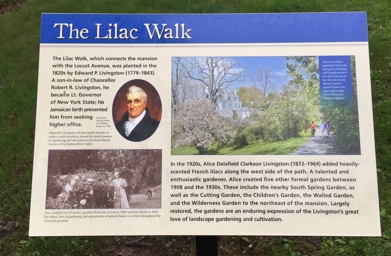 The Lilac Walk Marker image. Click for full size.