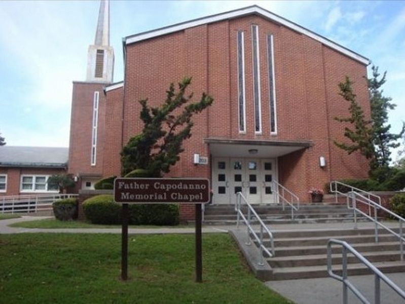 Father Capodanno Memorial Chapel, Fort Wadsworth image. Click for full size.