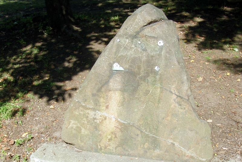 Kimmel Road marker - missing image. Click for full size.