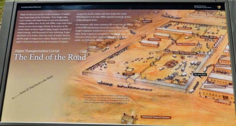 The End of the Road Marker. Click for full size. The End of the Road Marker image. Click for full size.