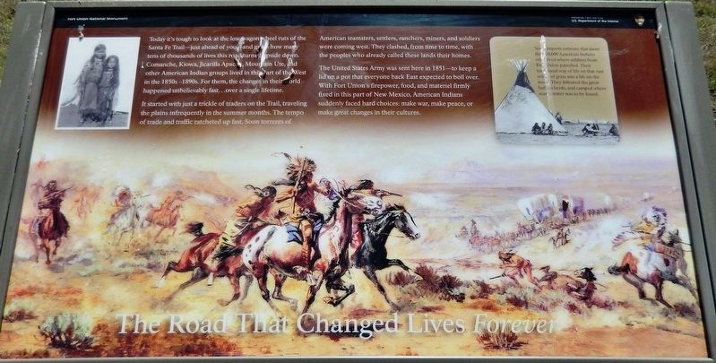 The Road that Changed Lives <i>Forever</i> Marker image. Click for full size.