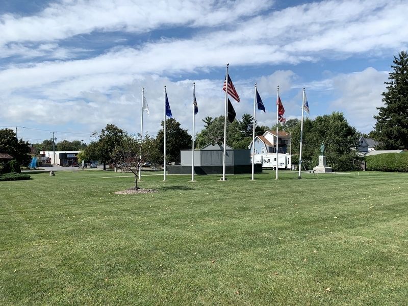 Town Of Lenox WWII Memorial image. Click for full size.