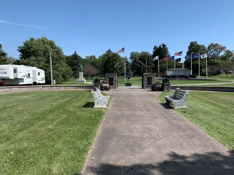 Town Of Lenox WWII Memorial image. Click for full size.