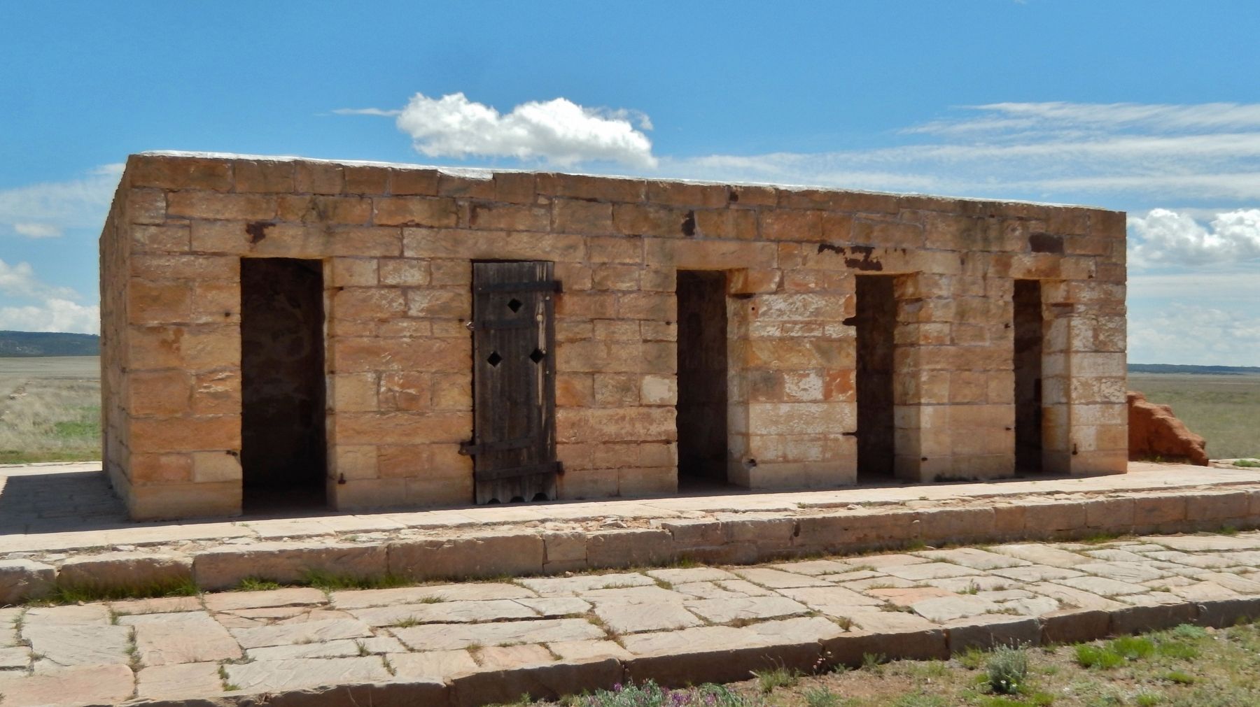 Fort Union Prison image. Click for full size.