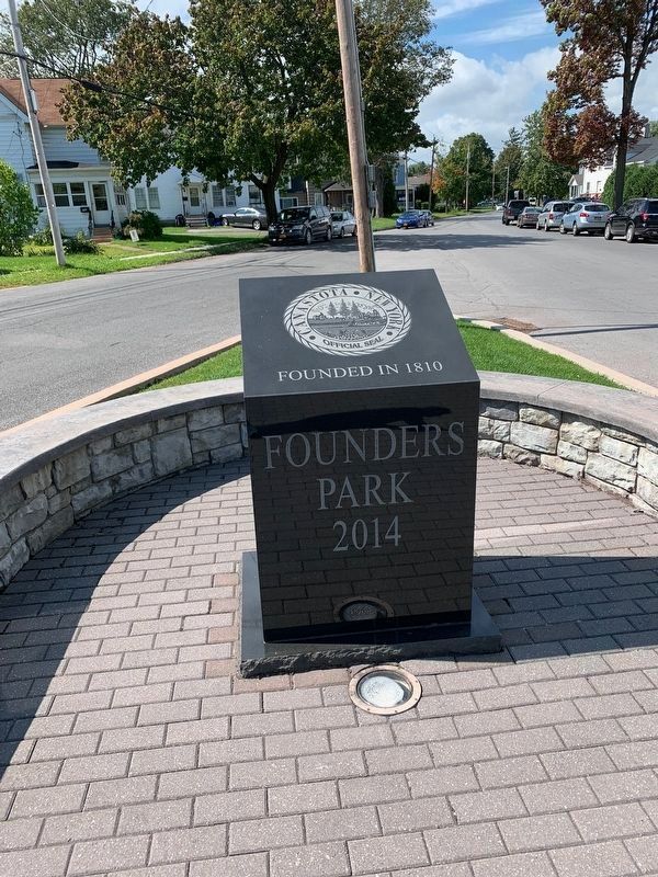 Founders Park Marker image. Click for full size.