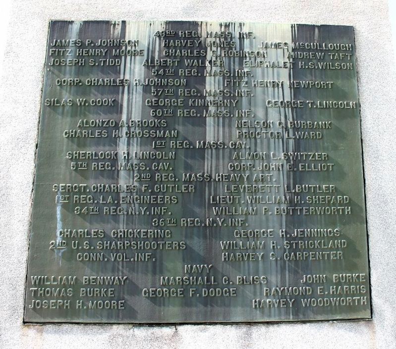Warren Civil War Memorial. Click for full size. Warren Civil War Memorial image. Click for full size.