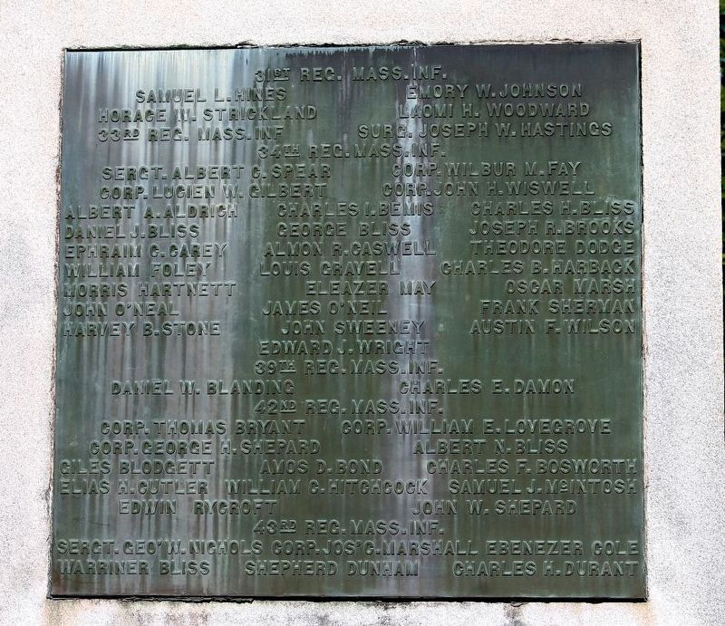 Warren Civil War Memorial. Click for full size. Warren Civil War Memorial image. Click for full size.