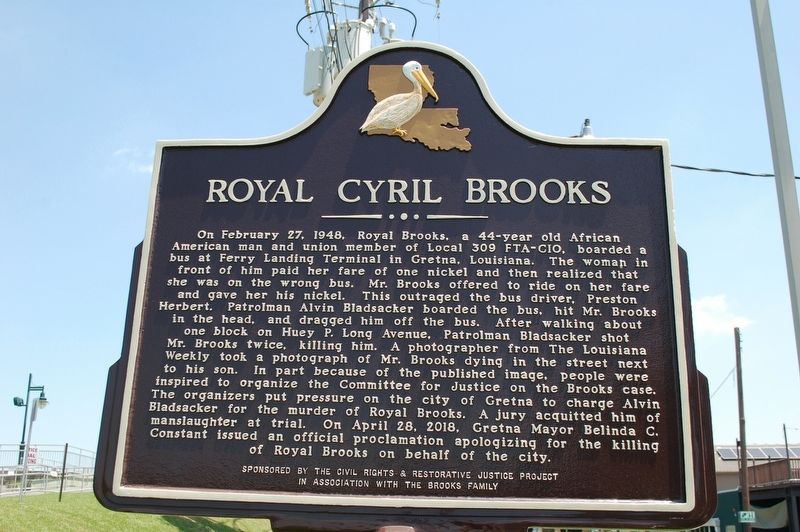 Royal Cyril Brooks Marker image. Click for full size.