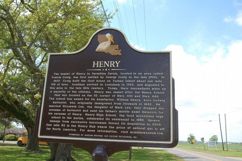 Henry/Church Marker. Click for full size. Henry/Church Marker image. Click for full size.