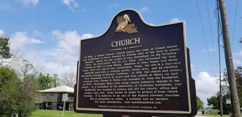 Henry/Church Marker image. Click for full size.
