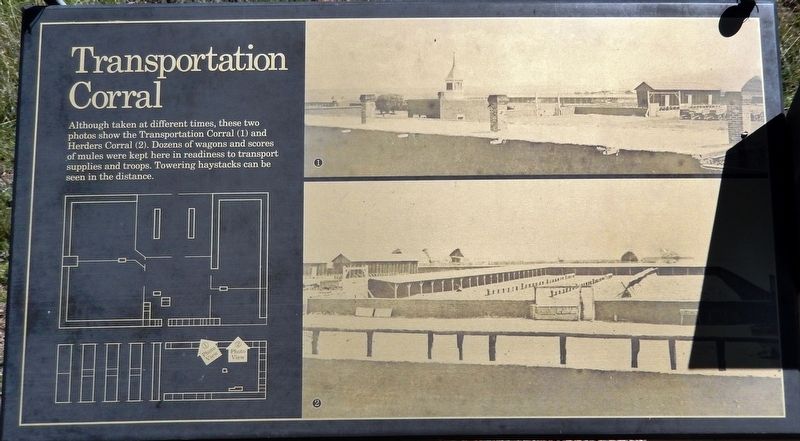 Transportation Corral Marker image. Click for full size.