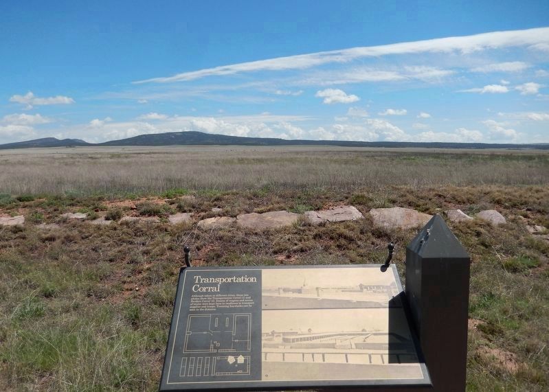 Transportation Corral Marker image. Click for full size.