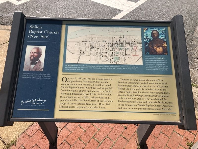 Shiloh Baptist Church (New Site) Marker image. Click for full size.