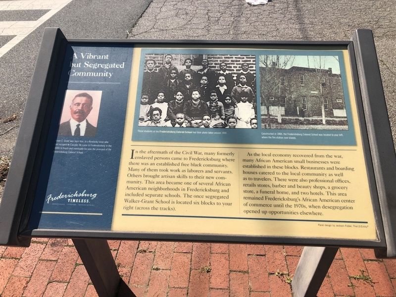 A Vibrant but Segregated Community Marker. Click for full size. A Vibrant but Segregated Community Marker image. Click for full size.