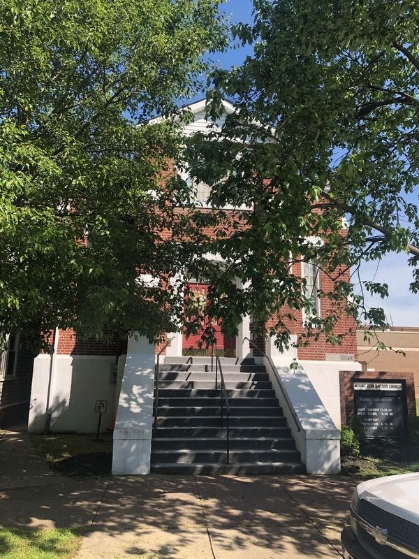 Mount Zion Baptist Church. Click for full size. Mount Zion Baptist Church image. Click for full size.