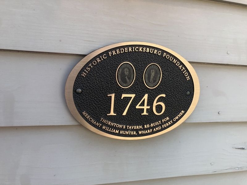 Historic Fredericksburg Foundation plaque on the building image. Click for full size.