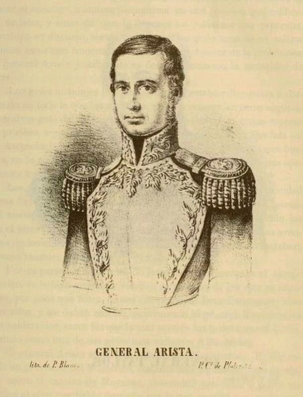 General Mariano Arista image. Click for full size.