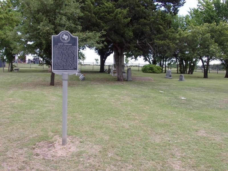 Letot Cemetery Marker image. Click for full size.