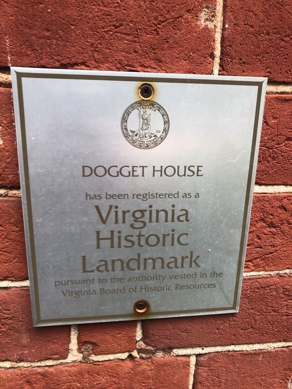 Virginia Historic Landmark Plaque image. Click for full size.